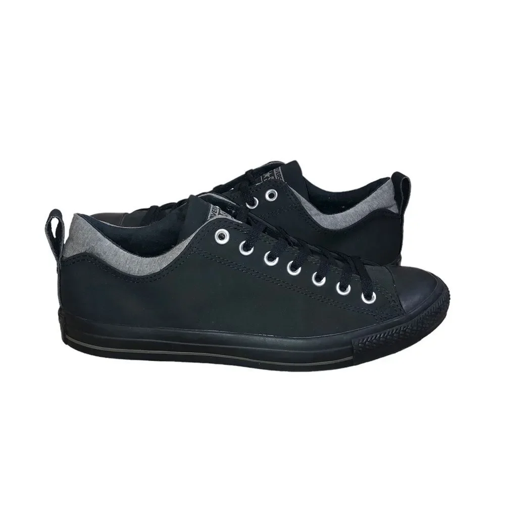 Converse Chuck Taylor All Star Street Low 131306C Black/Grey Faux Suede Sneakers